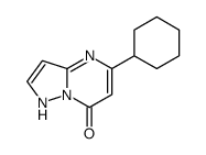 5-cyclohexyl-1H-pyrazolo[1,5-a]pyrimidin-7-one结构式