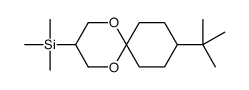 (9-tert-butyl-1,5-dioxaspiro[5.5]undecan-3-yl)-trimethylsilane结构式