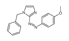 (1-benzylimidazol-2-yl)-(4-methoxyphenyl)diazene结构式