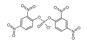 bis(2,4-dinitrophenyl) phosphate Structure