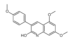 5,7-dimethoxy-3-(4-methoxyphenyl)-1H-quinolin-2-one Structure