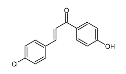 (E)-3-(4-chlorophenyl)-1-(4-hydroxyphenyl)prop-2-en-1-one Structure