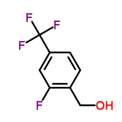 [2-Fluoro-4-(trifluoromethyl)phenyl]methanol Structure