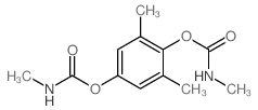 [2,6-dimethyl-4-(methylcarbamoyloxy)phenyl] N-methylcarbamate Structure
