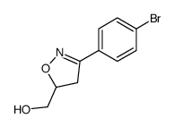 [3-(4-bromophenyl)-4,5-dihydro-1,2-oxazol-5-yl]methanol Structure