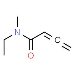 2,3-Butadienamide,N-ethyl-N-methyl-(9CI) Structure