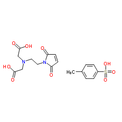 N-(carboxymethyl)-N-[2-(2,5-dihydro-2,5-dioxo-1H-pyrrol-1-yl)结构式