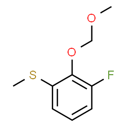 1-Fluoro-2-(methoxymethoxy)-3-(methylthio)benzene Structure