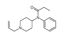 N-phenyl-N-(1-prop-2-enylpiperidin-4-yl)propanamide结构式