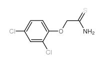 2-(2,4-dichlorophenoxy)ethanethioamide structure