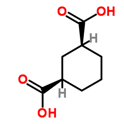 cis-1,3-cyclohexanedicarboxylic acid structure