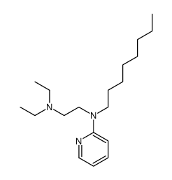N-[2-(Diethylamino)ethyl]-N-octyl-2-pyridinamine结构式