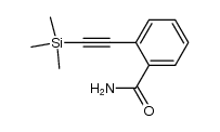 2-(2'-trimethylsilylethynyl)-benzamide结构式