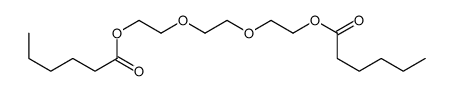 ethylenebis(oxyethylene) dihexanoate Structure