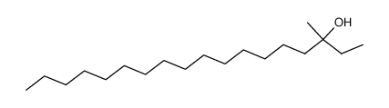 methyl-ethyl-pentadecyl-carbinol Structure