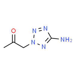 2-Propanone,1-(5-amino-2H-tetrazol-2-yl)-(8CI) structure