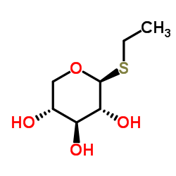 Ethyl 1-thio-β-D-xylopyranoside结构式