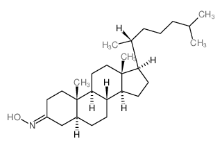 Cholestan-3-one, oxime,(5a)- Structure