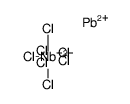 Niobate(2-), heptachloro-, lead(2+)结构式