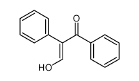 3-hydroxy-1,2-diphenylprop-2-en-1-one Structure