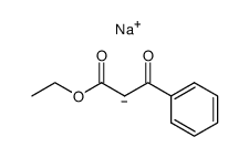 sodium 3-ethoxy-3-oxo-1-phenylprop-1-en-1-olate结构式