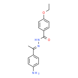 N'-[(E)-1-(4-aminophenyl)ethylidene]-4-ethoxybenzohydrazide Structure