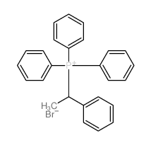 Phosphonium,triphenyl(1-phenylethyl)-, bromide (1:1) Structure