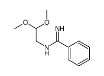 N'-(2,2-dimethoxyethyl)benzenecarboximidamide Structure