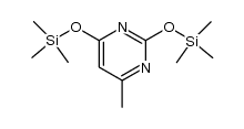 6-methyl-2,4-bis(trimethylsilyloxy)pyrimidine Structure