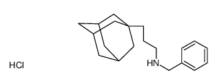 3-(1-adamantyl)-N-benzylpropan-1-amine,hydrochloride结构式