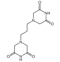 1,3-bis-(3,5-dioxopiperazin-1-yl)propane结构式