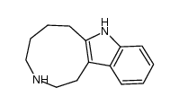 1,2,3,4,5,6,7,8-octahydroazonino[5,4-b]indole结构式