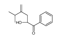 (2S)-2-hydroxy-5-methyl-4-methylidene-1-phenylhexan-1-one结构式