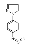 4-(1H-吡唑-1-基)苯基异硫氰酸酯结构式