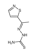 1-(5-Isothiazolyl)ethanone thiosemicarbazone结构式