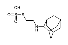 2-(2-sulfosulfanylethylamino)adamantane结构式