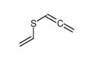 1-ethenylsulfanylpropa-1,2-diene结构式