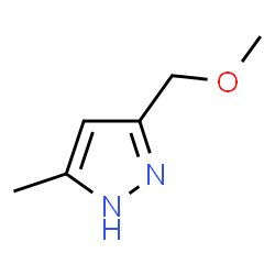 3-(methoxymethyl)-5-methyl-1H-pyrazole Structure