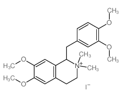 N-Methyl laudanosinium iodide structure