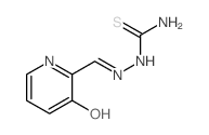 Hydrazinecarbothioamide,2-[(3-hydroxy-2-pyridinyl)methylene]-结构式