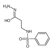 N-(3-hydrazinyl-3-oxopropyl)benzenesulfonamide Structure