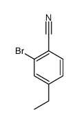 2-Bromo-4-ethylbenzonitrile Structure