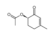 (-)-6-acetoxy-3-methyl-2-cyclohexenone Structure