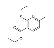 ethyl 2-ethylsulfanyl-6-methylpyridine-3-carboxylate结构式