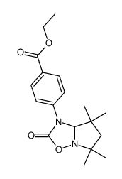 4-(5,6,7,7a-Tetrahydro-5,5,7,7-tetramethyl-2-oxopyrrolo[1,2-b][1,2,4]oxadiazol-1(2H)-yl)benzoic acid ethyl ester structure