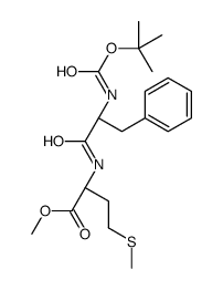 methyl (2S)-2-[[(2S)-2-[(2-methylpropan-2-yl)oxycarbonylamino]-3-phenylpropanoyl]amino]-4-methylsulfanylbutanoate结构式
