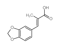 2-Propenoic acid,3-(1,3-benzodioxol-5-yl)-2-methyl- picture