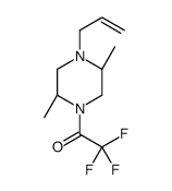 1-[(2S,5R)-2,5-dimethyl-4-prop-2-enylpiperazin-1-yl]-2,2,2-trifluoroethanone结构式
