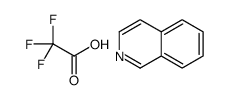 isoquinoline,2,2,2-trifluoroacetic acid结构式