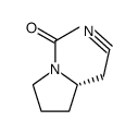 ((S)-1-acetylpyrrolidin-2-yl)acetonitrile Structure